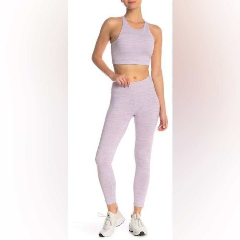 Outdoor Voices Techsweat Flex 7/8 Leggings Bloom Pink Purple Size Small